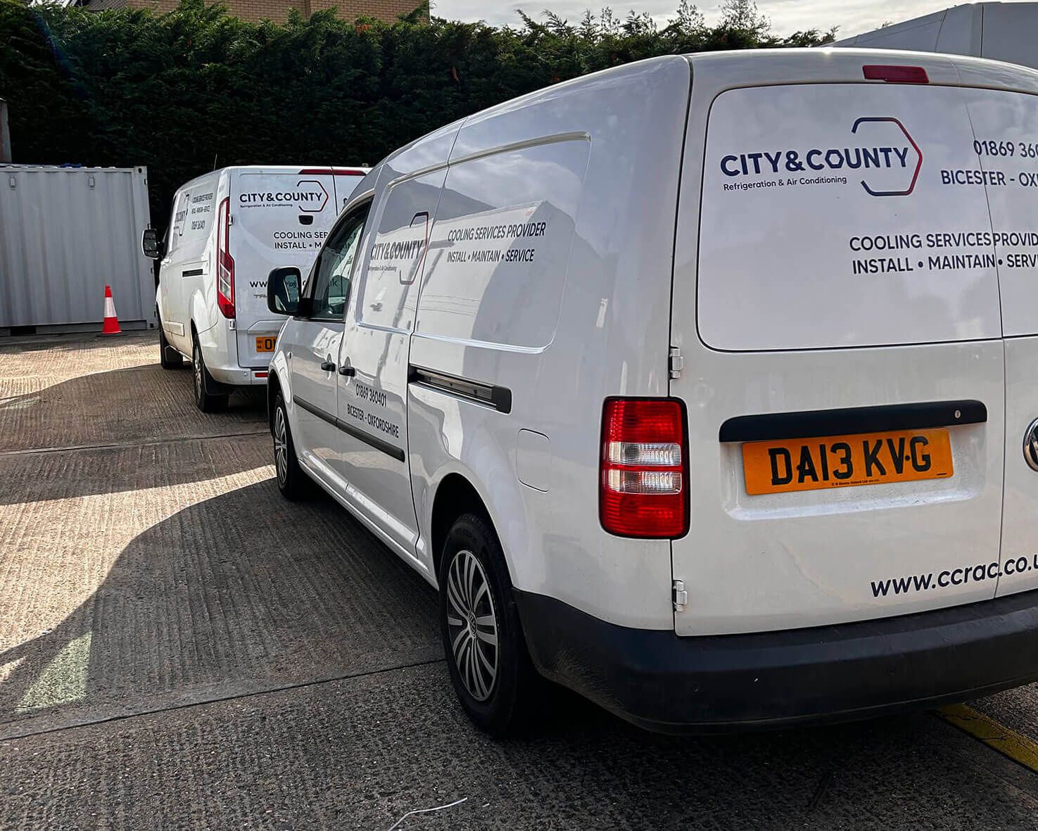 City And County Refrigeration vans